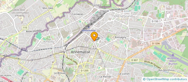 localisation de l'entreprise CAGIR IMMO à ANNEMASSE
