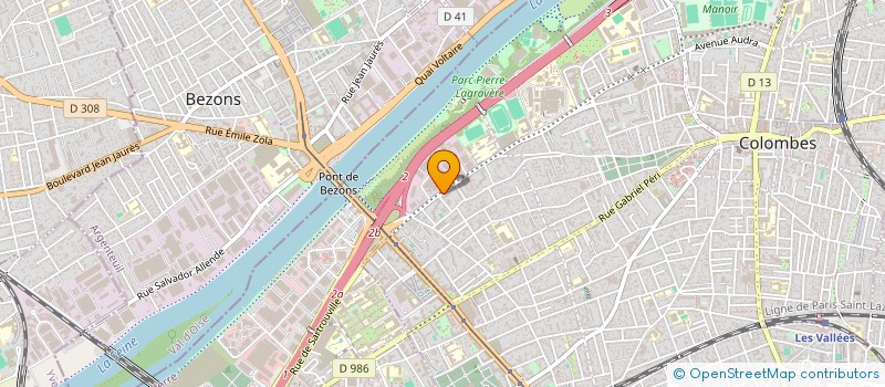 localisation de l'entreprise CAGISA WEB AGENCY à COLOMBES