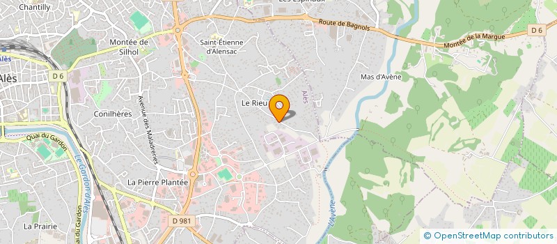 localisation de l'entreprise CAGLAR CONSTRUCTION à ALES