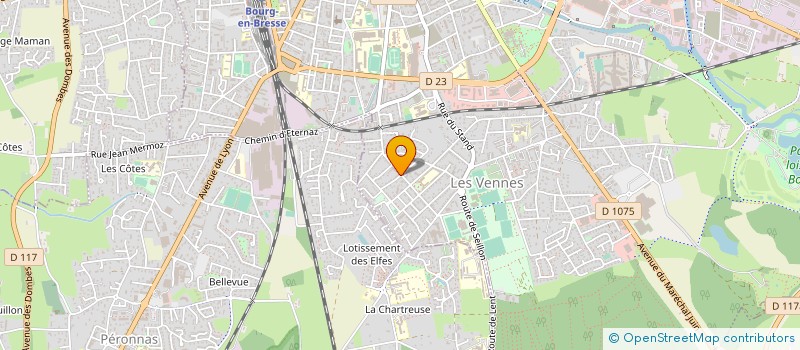 localisation de l'entreprise CAGNAC à BOURG-EN-BRESSE