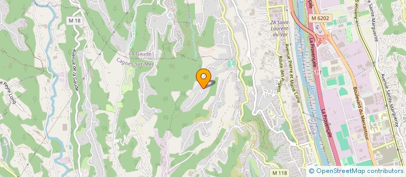 localisation de l'entreprise CAGNES AUTO RIVIERA  VENCE