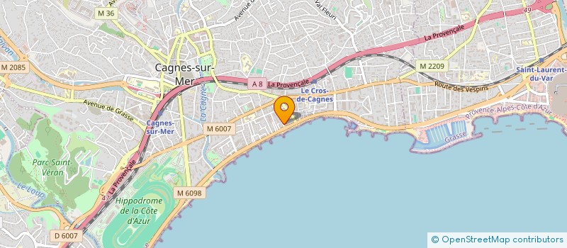 localisation de l'entreprise CAGNES AZUR SERVICES  CAGNES-SUR-MER