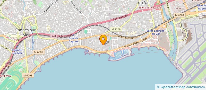 localisation de l'entreprise CAGNES INFORMATIQUE SERVICES  CAGNES-SUR-MER