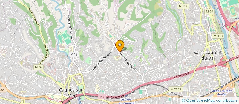 localisation de l'entreprise CAGNES MECA AUTO MOTO  CAGNES-SUR-MER