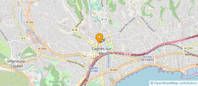 localisation de l'entreprise CAGNES MINI MARCHE à CAGNES-SUR-MER