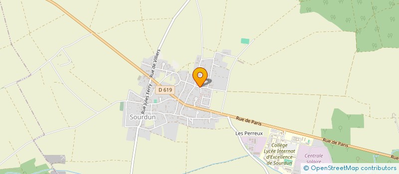 localisation de l'entreprise CAGNIN  SOURDUN