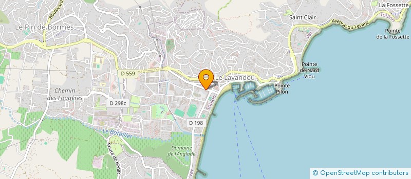 localisation de l'entreprise CAGNONI FABRIZIO à LE LAVANDOU