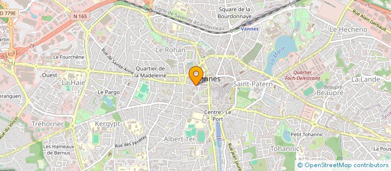 localisation de l'entreprise CAGOIN  VANNES