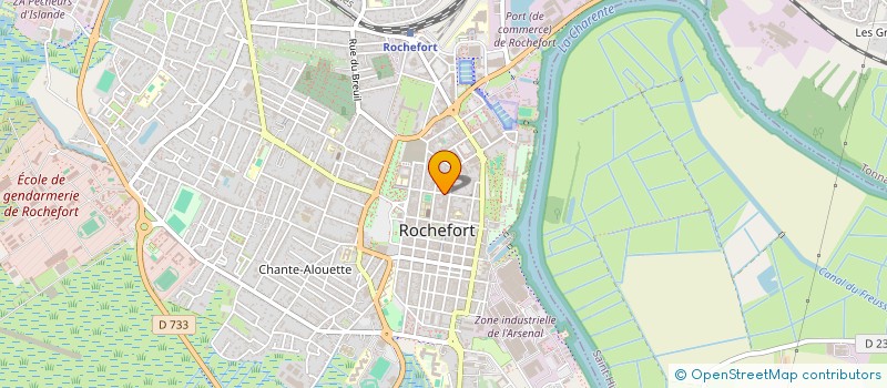 localisation de l'entreprise CAGOUILLE EXPRESS  ROCHEFORT