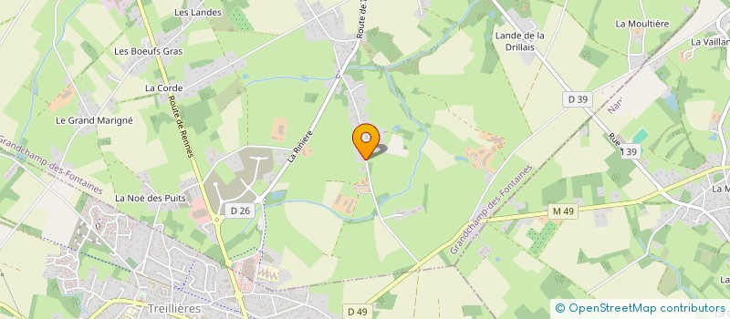 localisation de l'entreprise CAGRALL  GRANDCHAMP-DES-FONTAINES