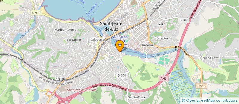 localisation de l'entreprise CAHA  CIBOURE