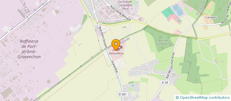 localisation de l'entreprise CAHAGNE CONSTRUCTION  PETIVILLE