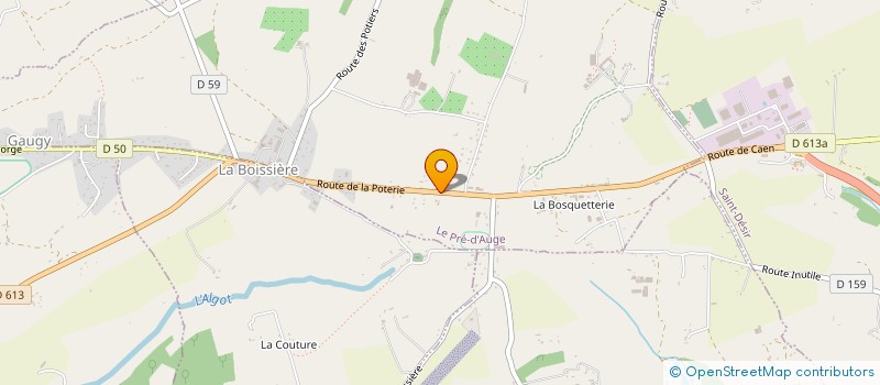 localisation de l'entreprise CAHAIGNE à LE PRE D'AUGE