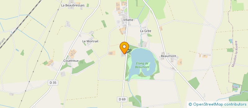 localisation de l'entreprise CAHAREL à ISSE