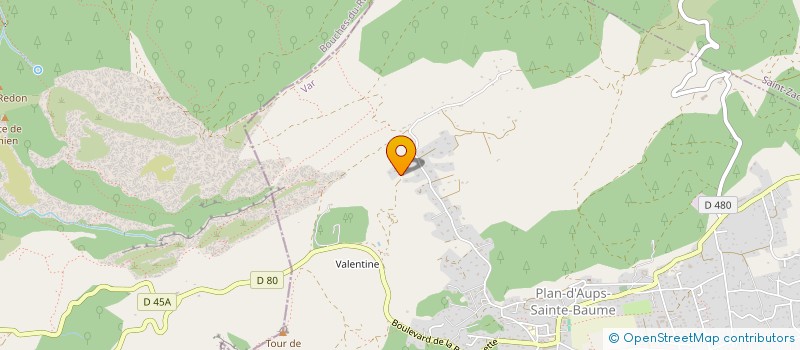 localisation de l'entreprise CAHAREL MOREL & CO  PLAN-D'AUPS-SAINTE-BAUME