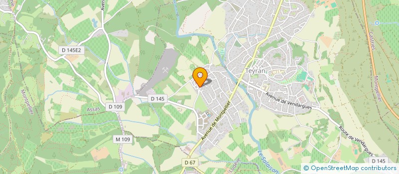 localisation de l'entreprise CAHAUDHAM  TEYRAN