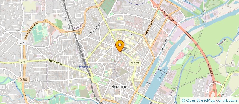 localisation de l'entreprise CAHAYA à ROANNE