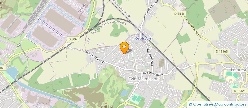 localisation de l'entreprise CAHC EN FOLIE  EVIN-MALMAISON