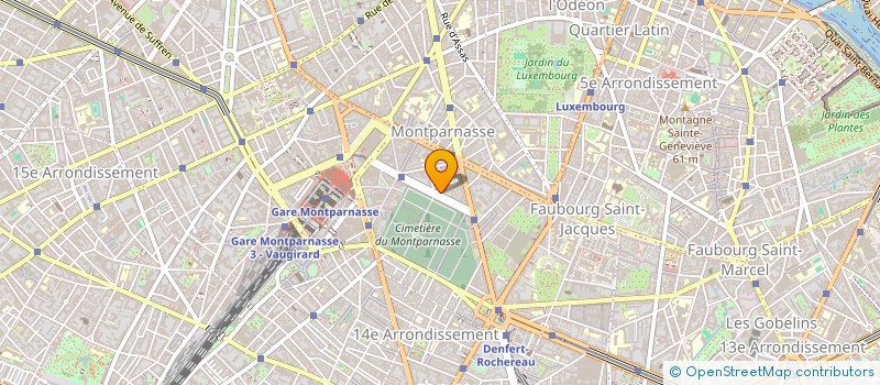 localisation de l'entreprise CAHEN ET CIE à PARIS