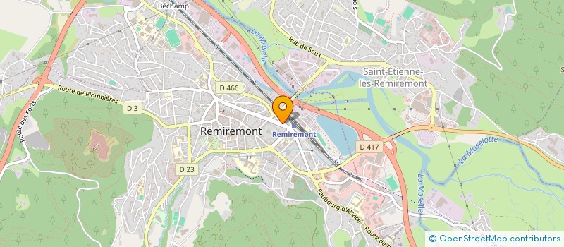 localisation de l'entreprise CAHERMONT  REMIREMONT