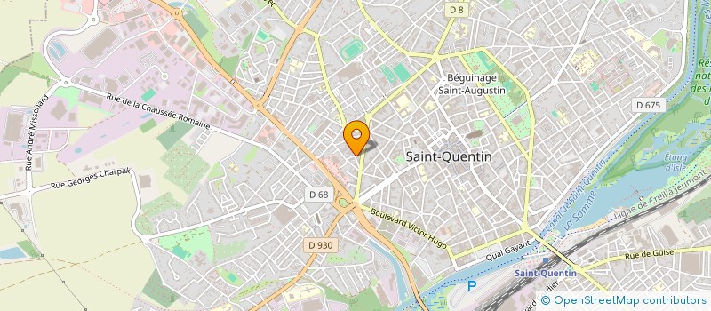 localisation de l'entreprise CAHIERS COMMUNISTES 02 à SAINT-QUENTIN