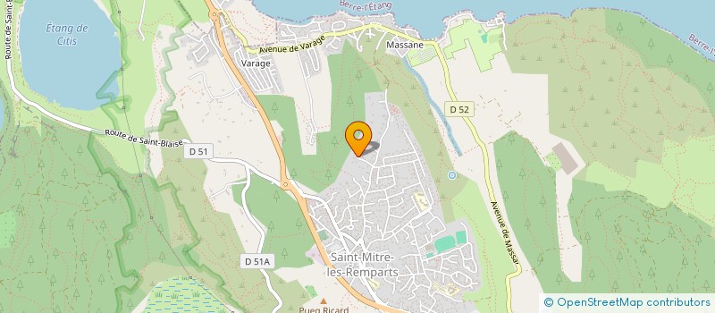 localisation de l'entreprise CAHIMMO  SAINT-MITRE-LES-REMPARTS