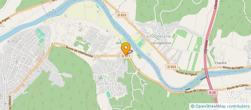 localisation de l'entreprise CAHORS BOXE  CAHORS