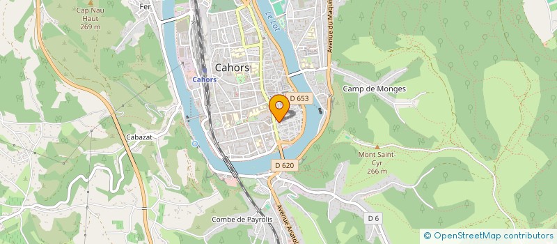 localisation de l'entreprise CAHORS COIFF DIFFUSION à CAHORS