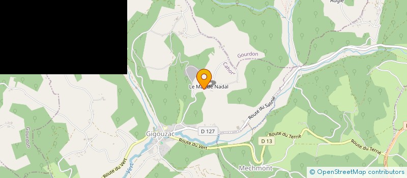 localisation de l'entreprise CAHORS GOSPEL FESTIVAL  GIGOUZAC