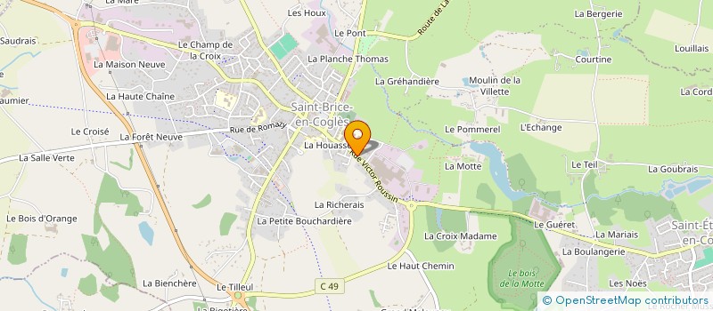 localisation de l'entreprise CAHU DI LETA GARDAN TREMORIN  MAEN ROCH