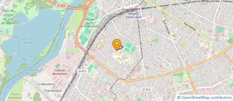 localisation de l'entreprise CAHUPA à ANGERS