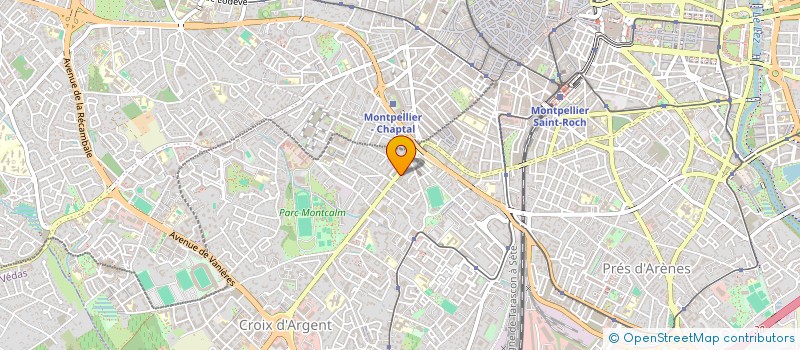 localisation de l'entreprise CAHUTE 21 à MONTPELLIER