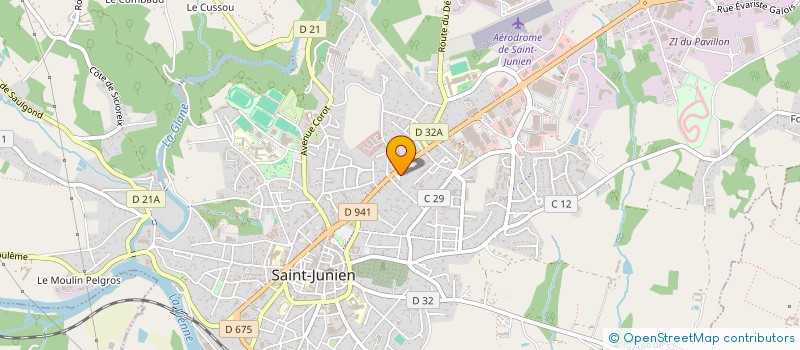 localisation de l'entreprise CAI à SAINT-JUNIEN