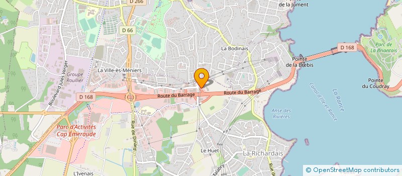 localisation de l'entreprise CAI ELECTRONIQUE à LA RICHARDAIS