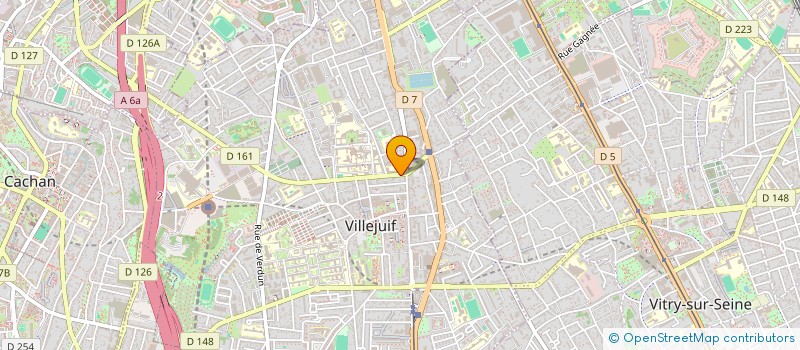 localisation de l'entreprise CAI IMMO à VILLEJUIF