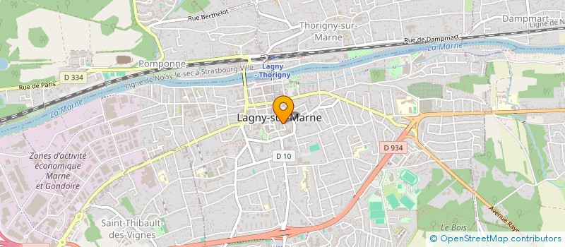 localisation de l'entreprise CAICAM  LAGNY-SUR-MARNE