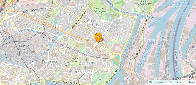 localisation de l'entreprise CAICUS à STRASBOURG