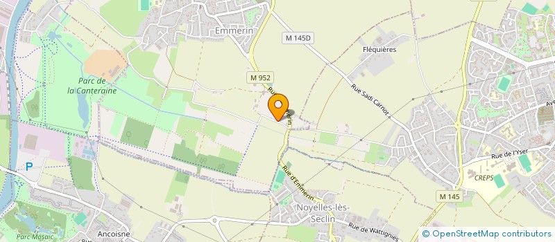 localisation de l'entreprise CAID CONCEPT à HALLENNES-LEZ-HAUBOURDIN