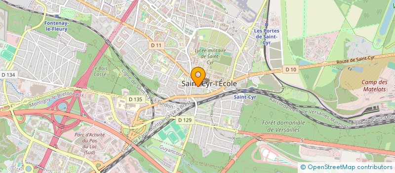 localisation de l'entreprise CAIIA  SAINT-CYR-L'ECOLE