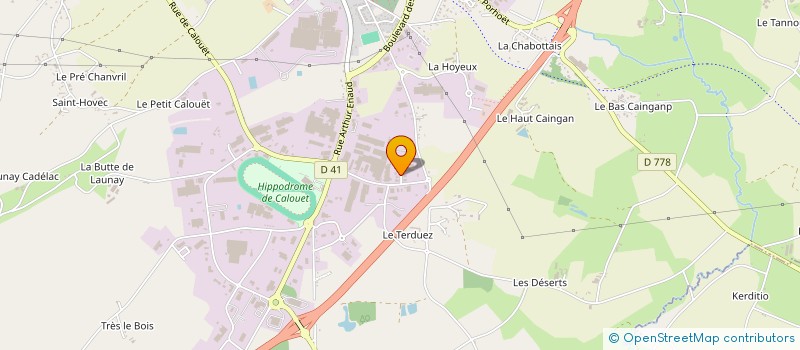 localisation de l'entreprise CAIL EMILE à LOUDEAC