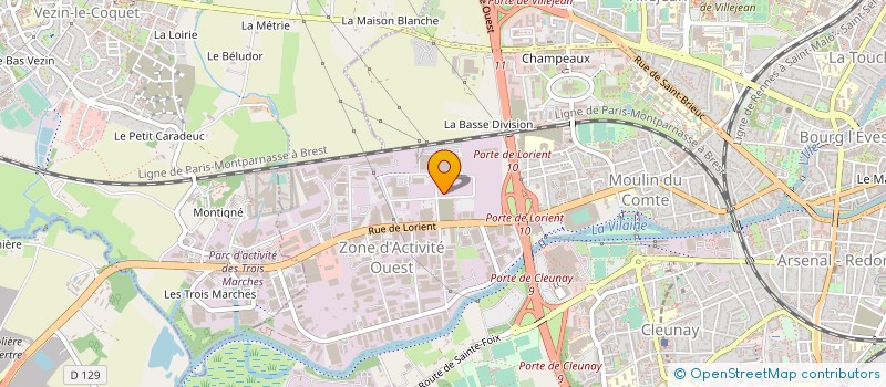 localisation de l'entreprise CAILABS  RENNES