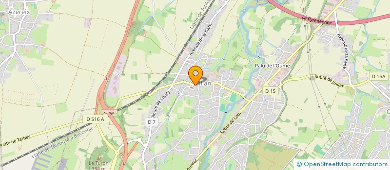 localisation de l'entreprise CAILHAUA XV  JUILLAN