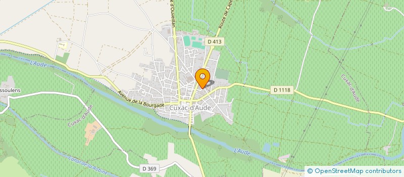 localisation de l'entreprise CAILLABA  CUXAC-D'AUDE