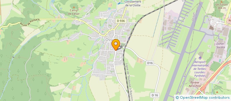 localisation de l'entreprise CAILLABET  LAMARQUE-PONTACQ