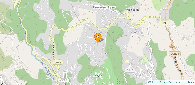 localisation de l'entreprise CAILLARD ATELIER  CONTES