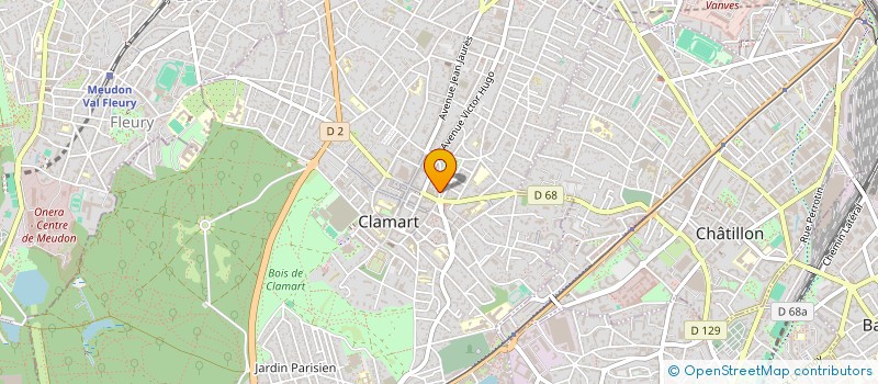 localisation de l'entreprise CAILLARD HOLDING à CLAMART