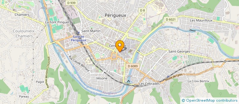 localisation de l'entreprise CAILLAT IMMOBILIER à PERIGUEUX