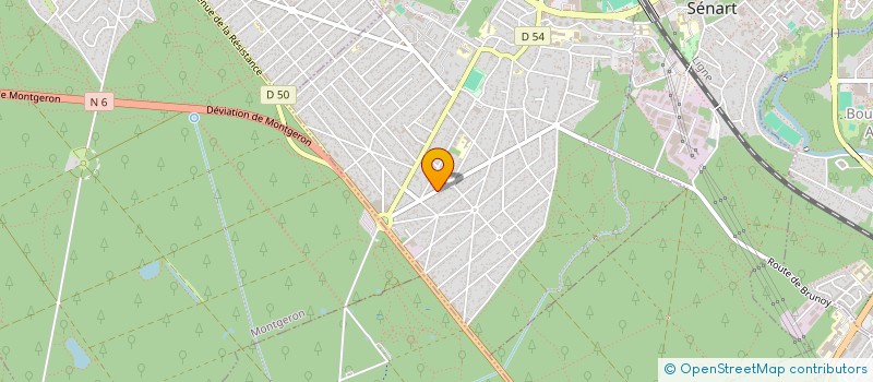 localisation de l'entreprise CAILLAUD à BRUNOY