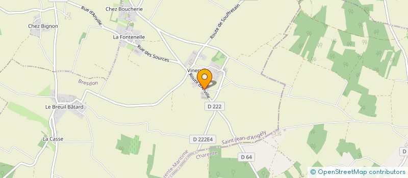 localisation de l'entreprise CAILLAUD  BRESDON