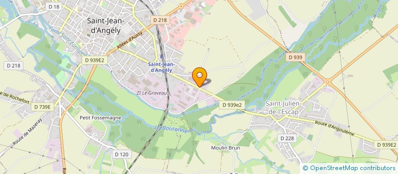 localisation de l'entreprise CAILLAUD ET FILS  SAINT-JEAN-D'ANGELY